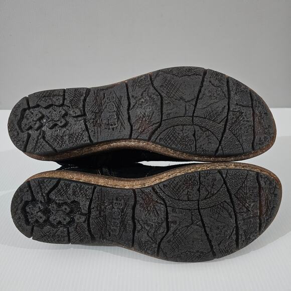 NEW Born Wynter Ankle Bootie Womens 8 Black Suede Distressed Casual Fall Winter - Picture 11 of 13